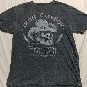 *SOLD* Affliction Iron Cowboy Men's Shirt